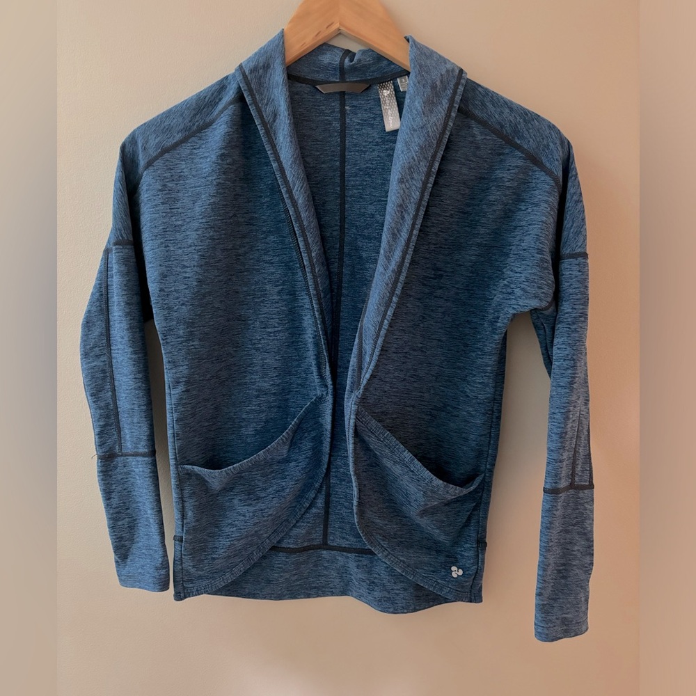 Triple flip girls open cardigan long sleeve top - size 10